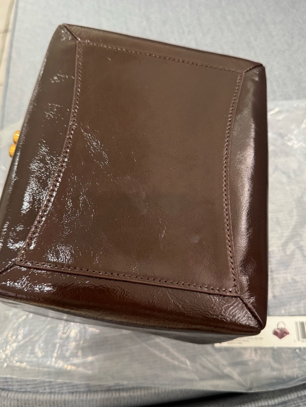 Cult Gaia FAWN MINI BAG in color Luwak Patent Leather NIB - Picture 11 of 12